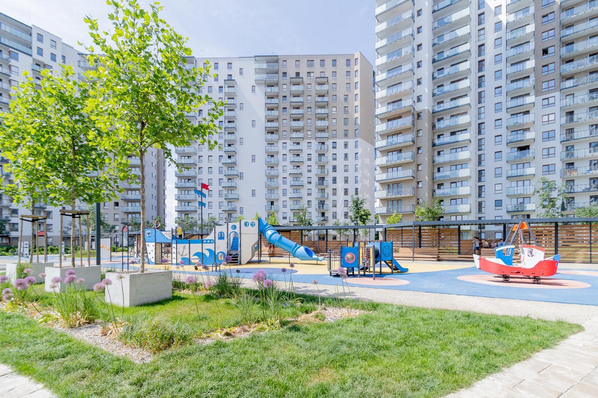 Glow Apartments, Apartamenty Nowa Letnica 格但斯克 外观 照片