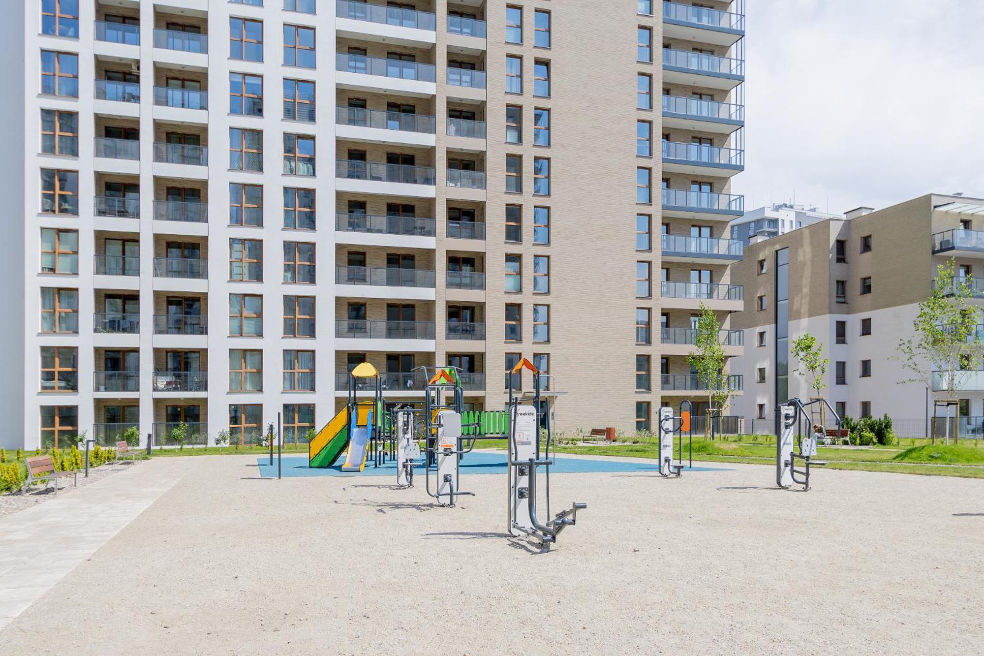 Glow Apartments, Apartamenty Nowa Letnica 格但斯克 外观 照片