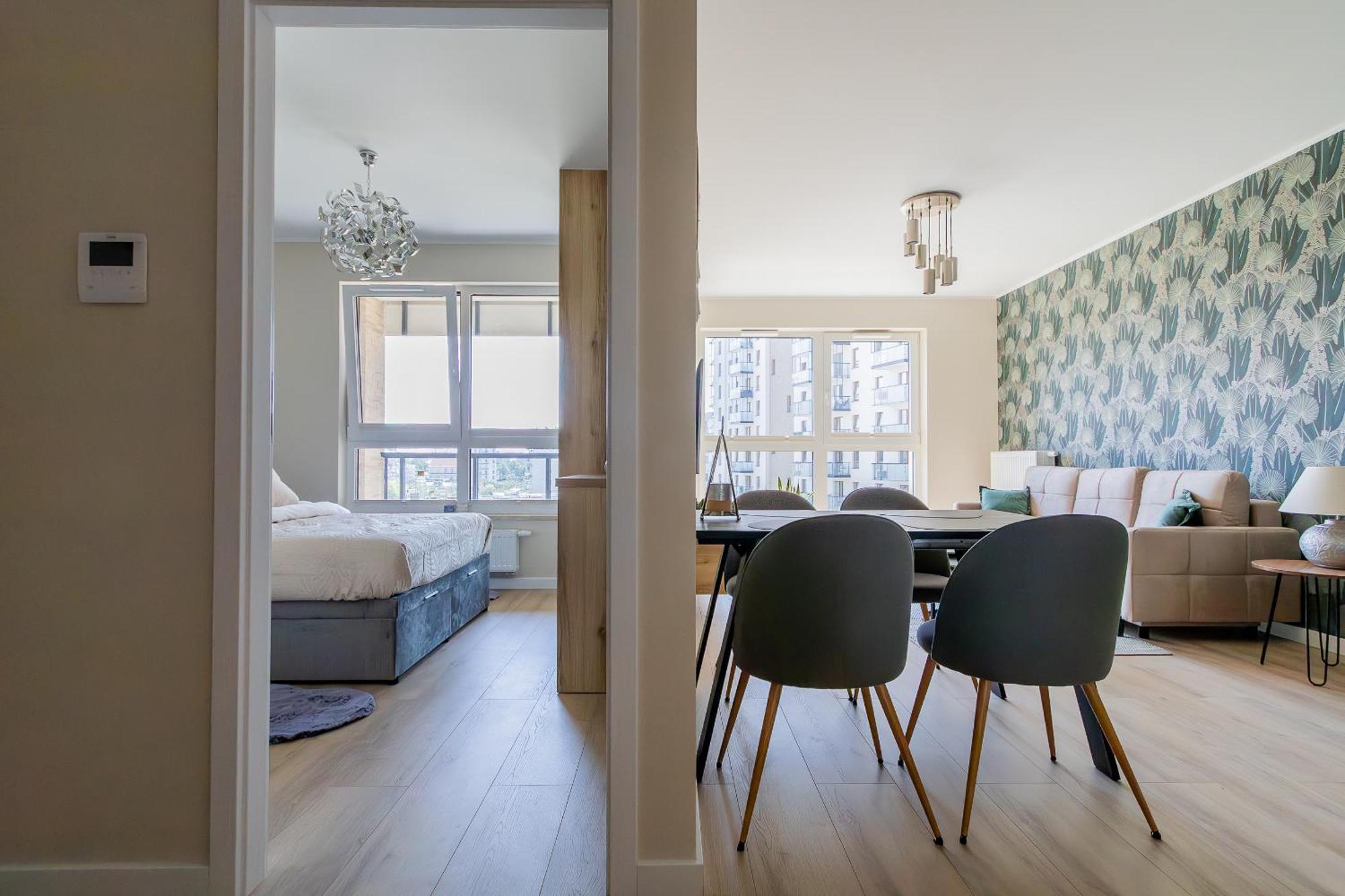 Glow Apartments, Apartamenty Nowa Letnica 格但斯克 外观 照片